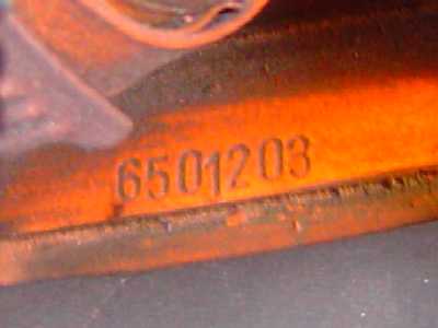 Engine Serial Number